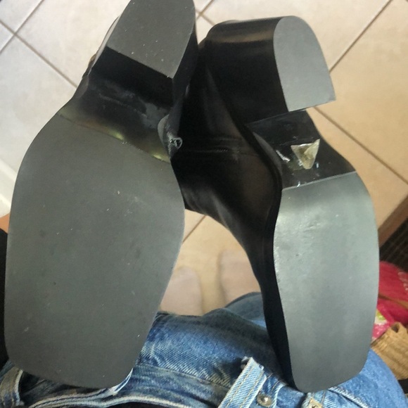 NWT Simons leather ankle boots with square toe- size 36 - Picture 8 of 8